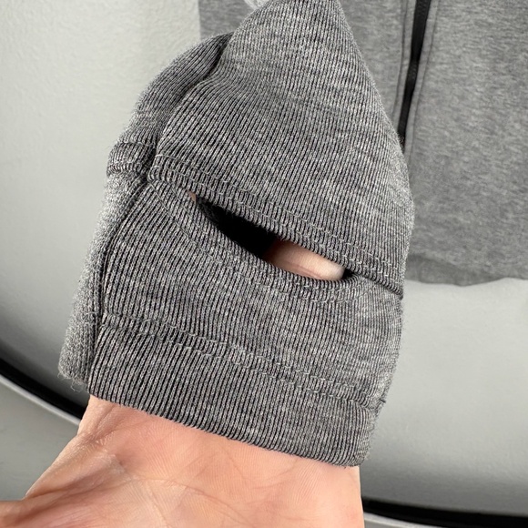 Women's Nike Tech Jacket - Heathered Gray - Picture 4 of 10